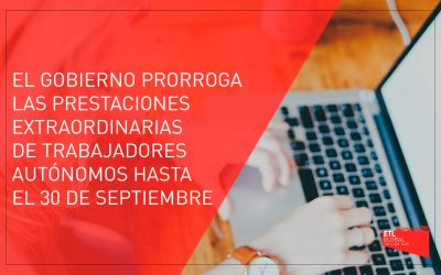 Prórroga de las Prestaciones Extraordinarias para Autónomos hasta el 30 de septiembre