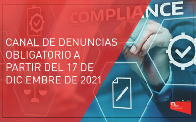 Canal de denuncias obligatorio en las empresas a partir de 2021